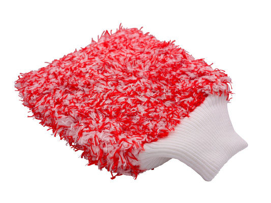 Ultra Soft Red Wash Mitt & Free 16 oz Soap (Limited Time Special)